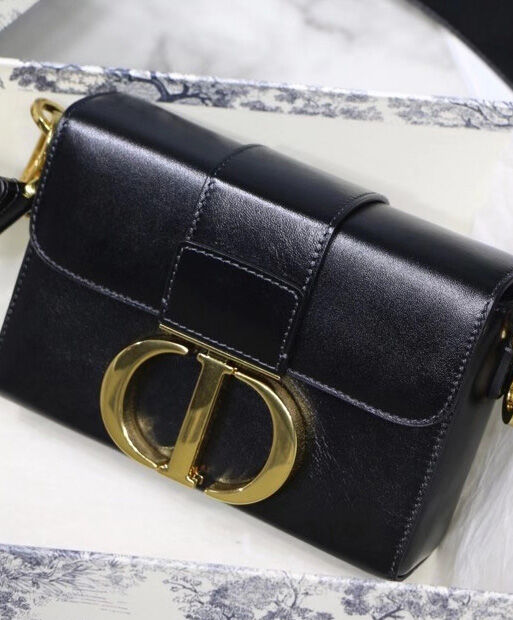 Christian Dior 30 Montaigne Box Bag Black